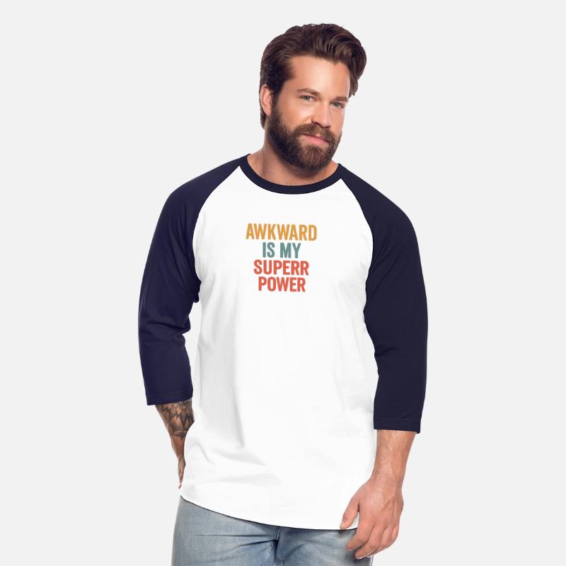 Awkward Superpower Colorful Quote Tee