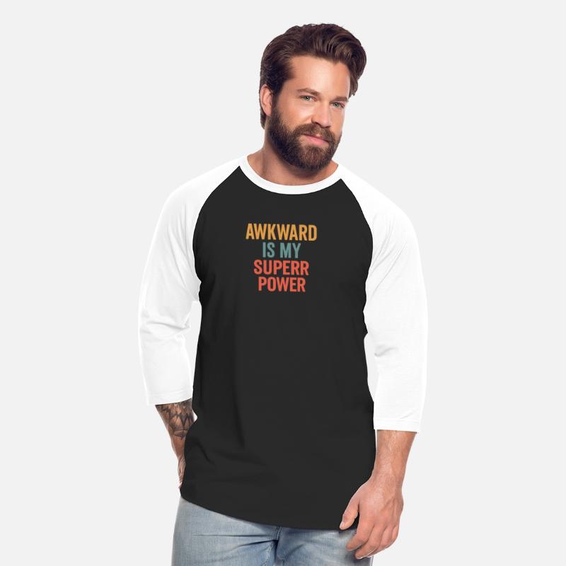 Awkward Superpower Colorful Quote Tee