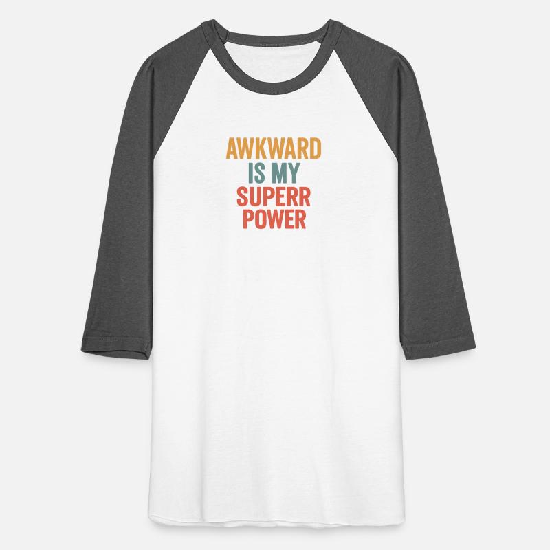 Awkward Superpower Colorful Quote Tee