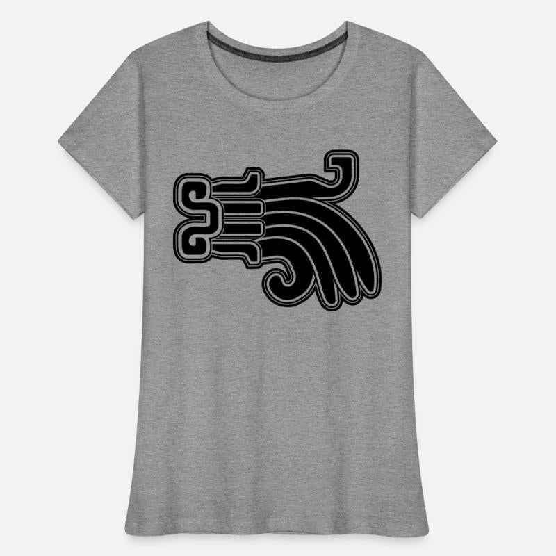 Aztec Tribal Feather Symbol Design