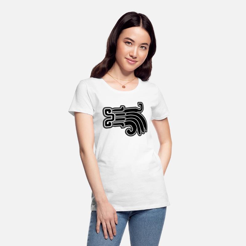 Aztec Tribal Feather Symbol Design