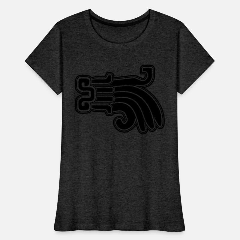 Aztec Tribal Feather Symbol Design