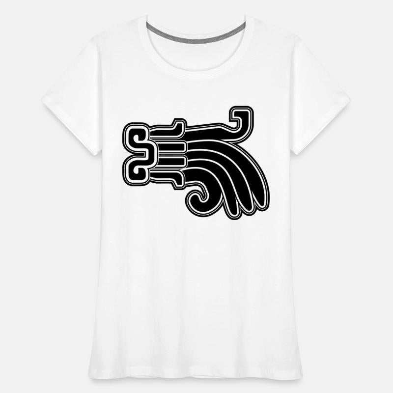 Aztec Tribal Feather Symbol Design