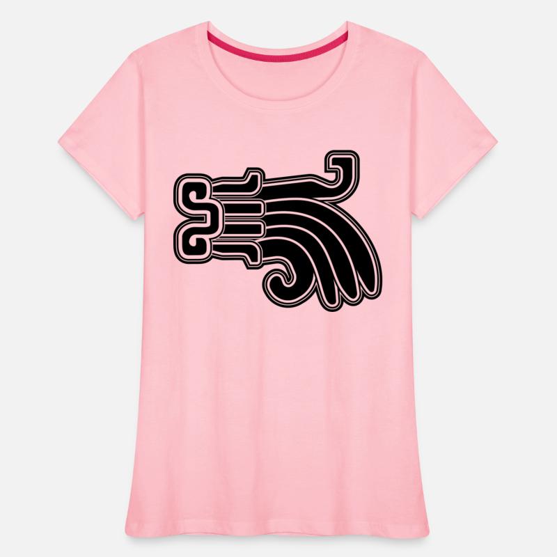 Aztec Tribal Feather Symbol Design