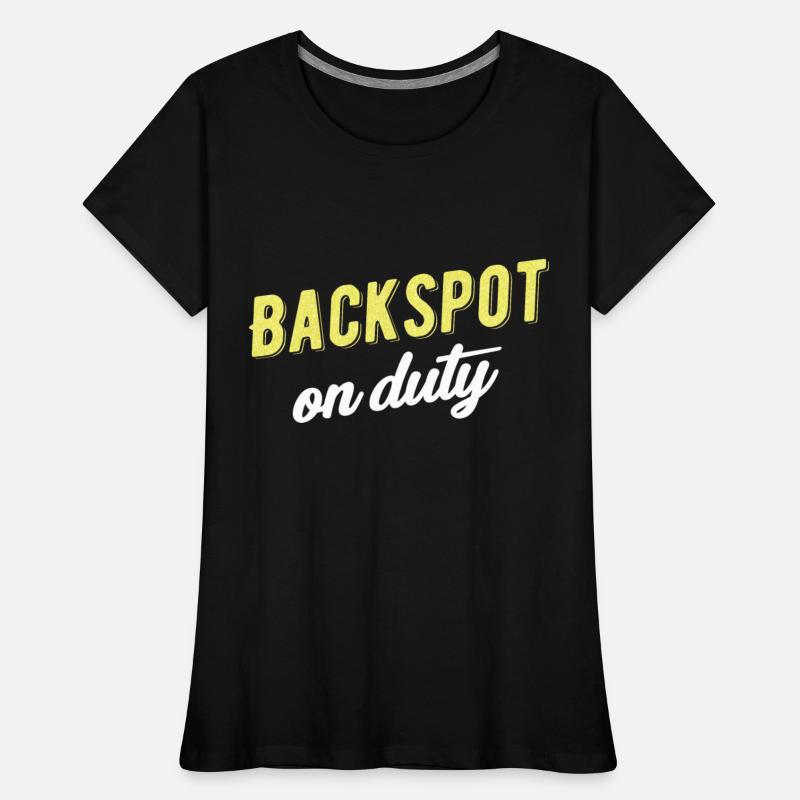 Backspot On Duty Funny Athletes Spotter Dancing