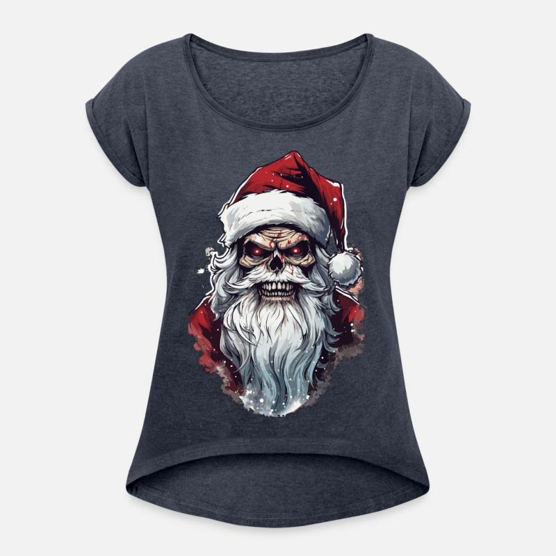 Bad Santa Claus Ugly Christmas Skull Gift