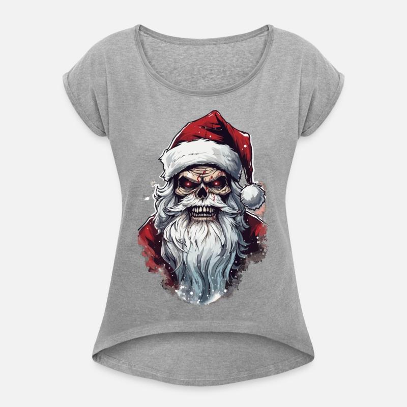 Bad Santa Claus Ugly Christmas Skull Gift