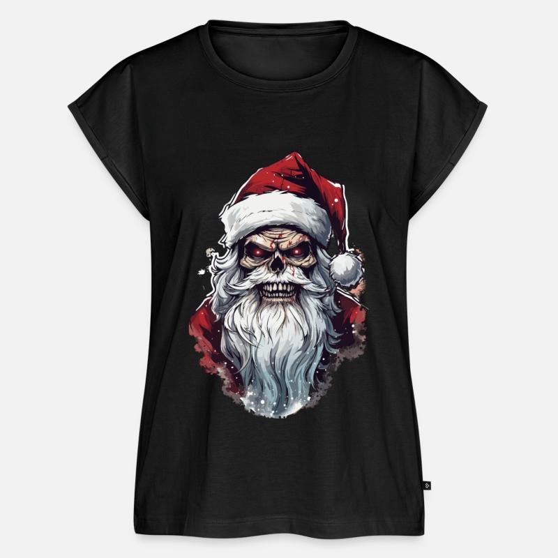 Bad Santa Claus Ugly Christmas Skull Gift