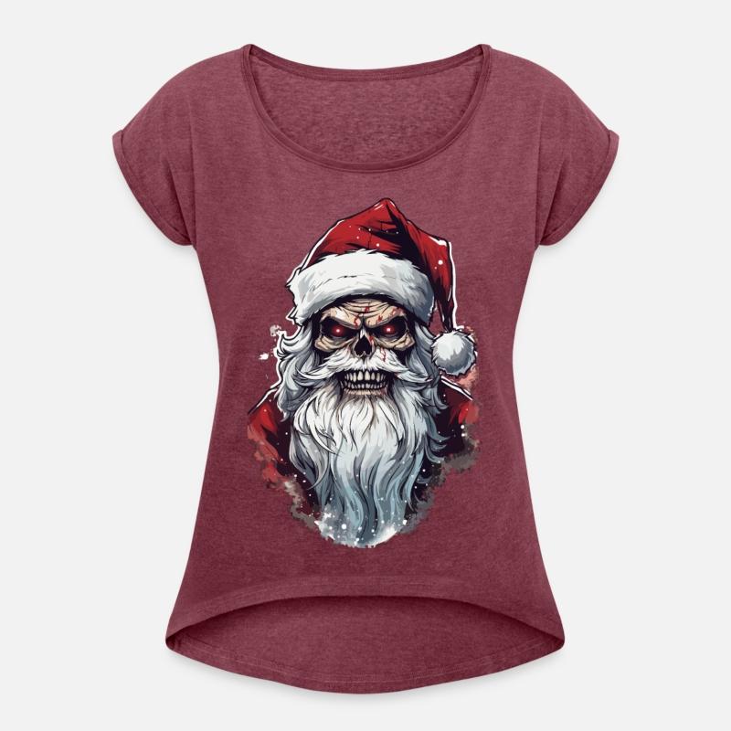 Bad Santa Claus Ugly Christmas Skull Gift