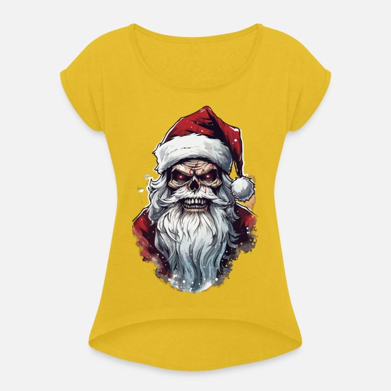 Bad Santa Claus Ugly Christmas Skull Gift