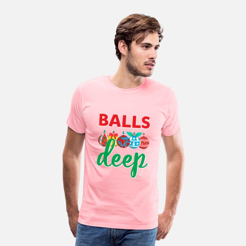 Balls Deep Funny Christmas Ornaments Sarcastic