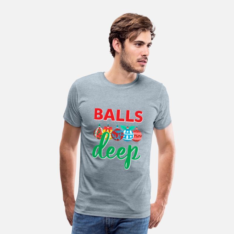 Balls Deep Funny Christmas Ornaments Sarcastic