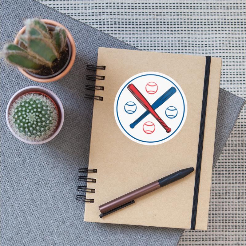 Baseball bat with ball design 2023