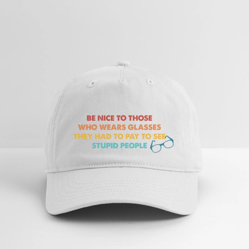 Be Nice To Those Who Wears Glasses Retro