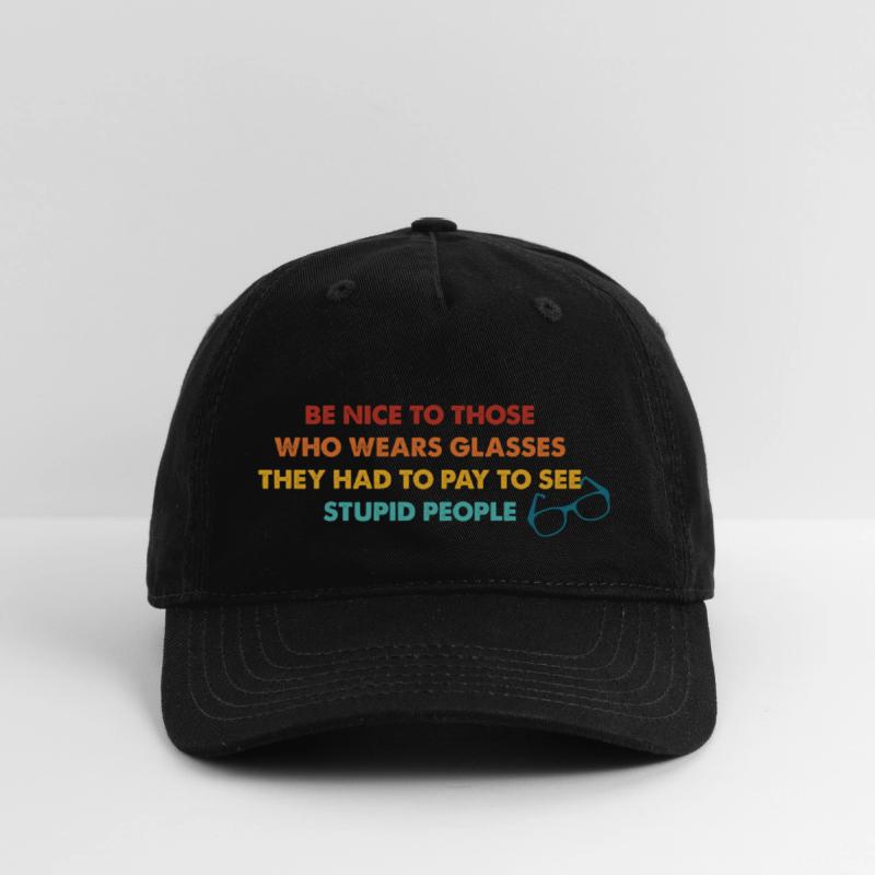 Be Nice To Those Who Wears Glasses Retro