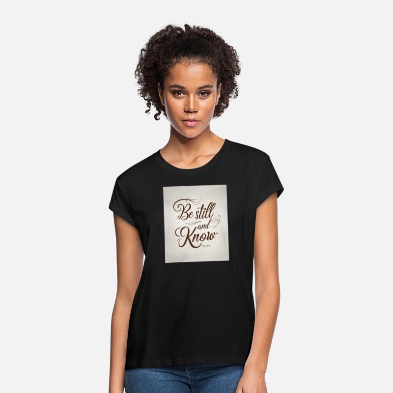 Be Still And Know Psalm 46:10 Minimal Tee