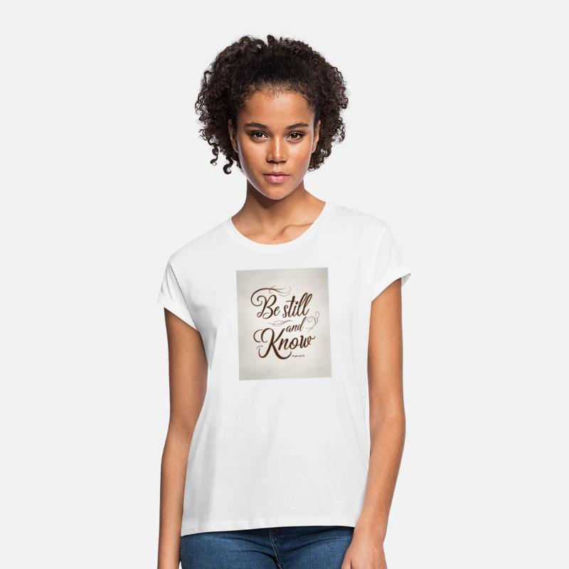 Be Still And Know Psalm 46:10 Minimal Tee