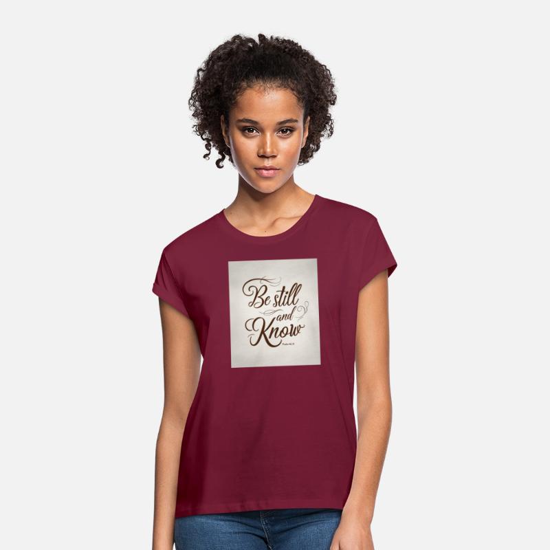 Be Still And Know Psalm 46:10 Minimal Tee