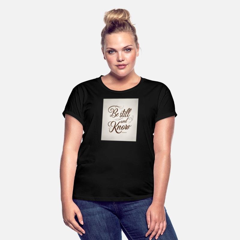 Be Still And Know Psalm 46:10 Minimal Tee