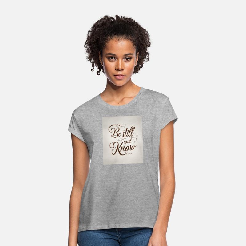Be Still And Know Psalm 46:10 Minimal Tee