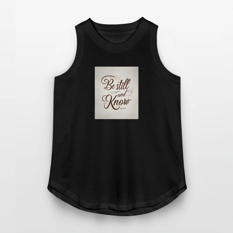 Be Still And Know Psalm 46:10 Minimal Tee