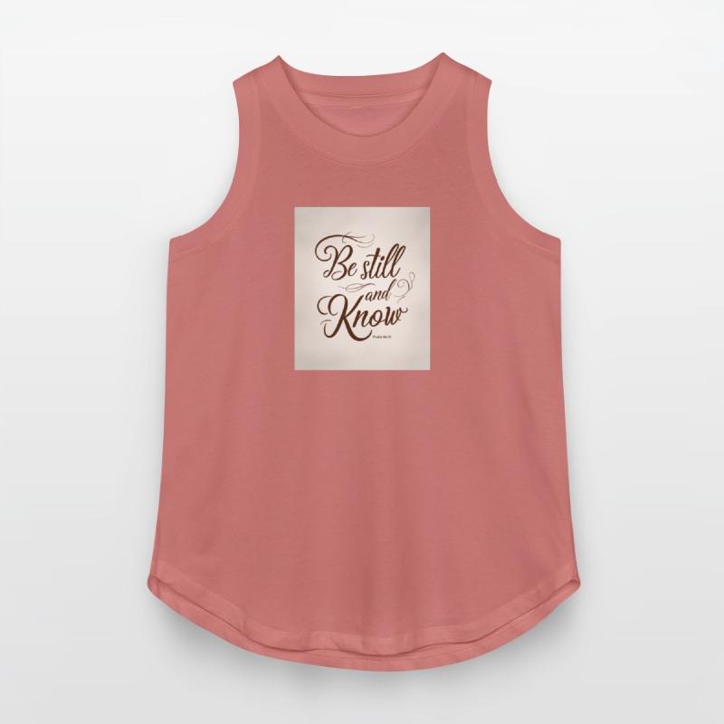 Be Still And Know Psalm 46:10 Minimal Tee