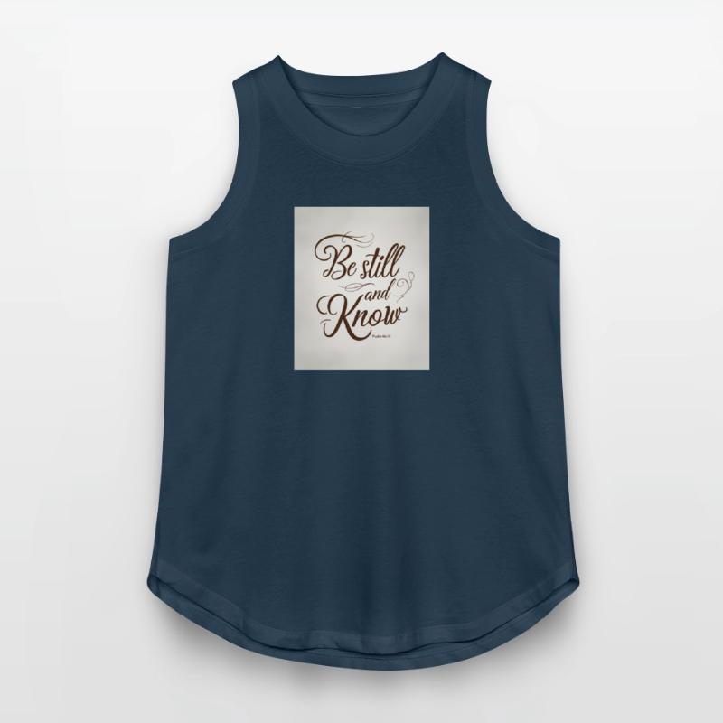 Be Still And Know Psalm 46:10 Minimal Tee