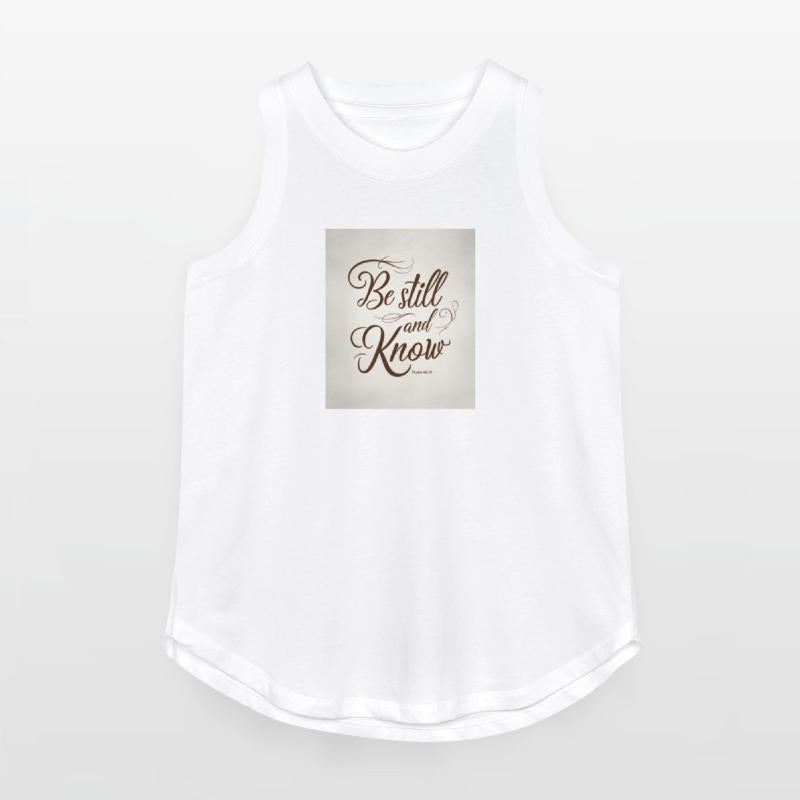 Be Still And Know Psalm 46:10 Minimal Tee