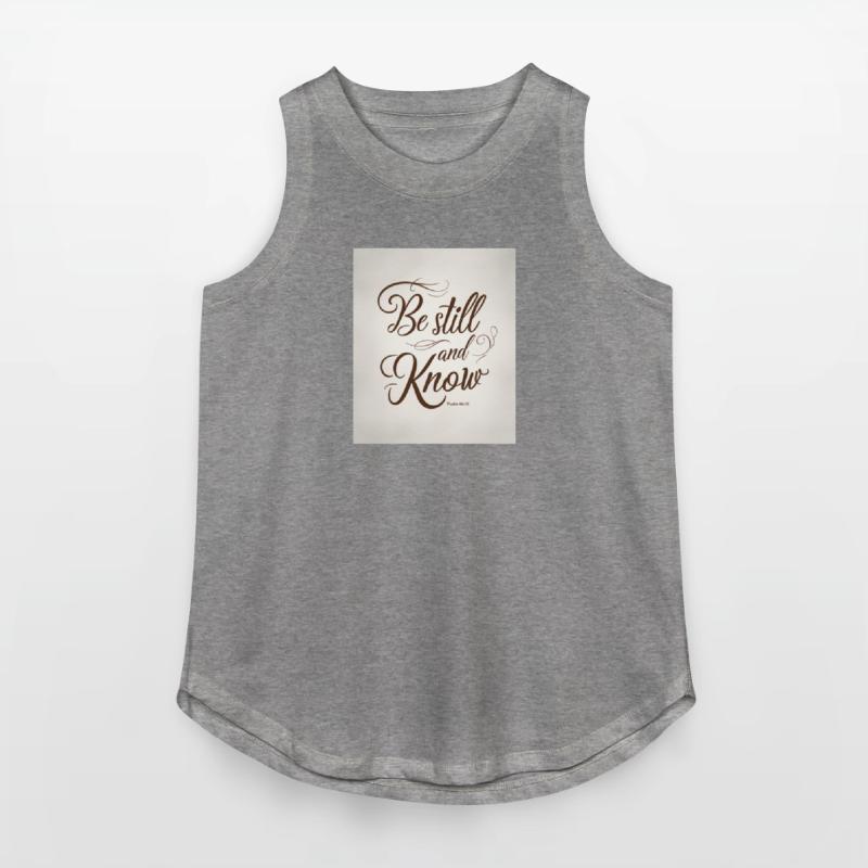 Be Still And Know Psalm 46:10 Minimal Tee