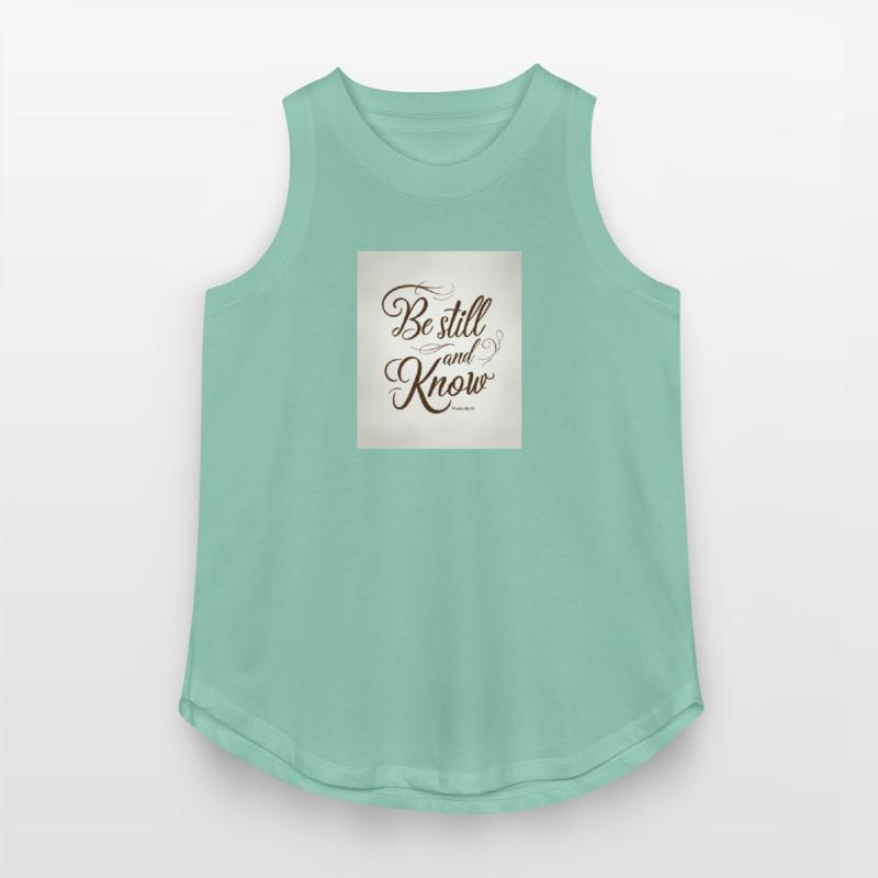 Be Still And Know Psalm 46:10 Minimal Tee