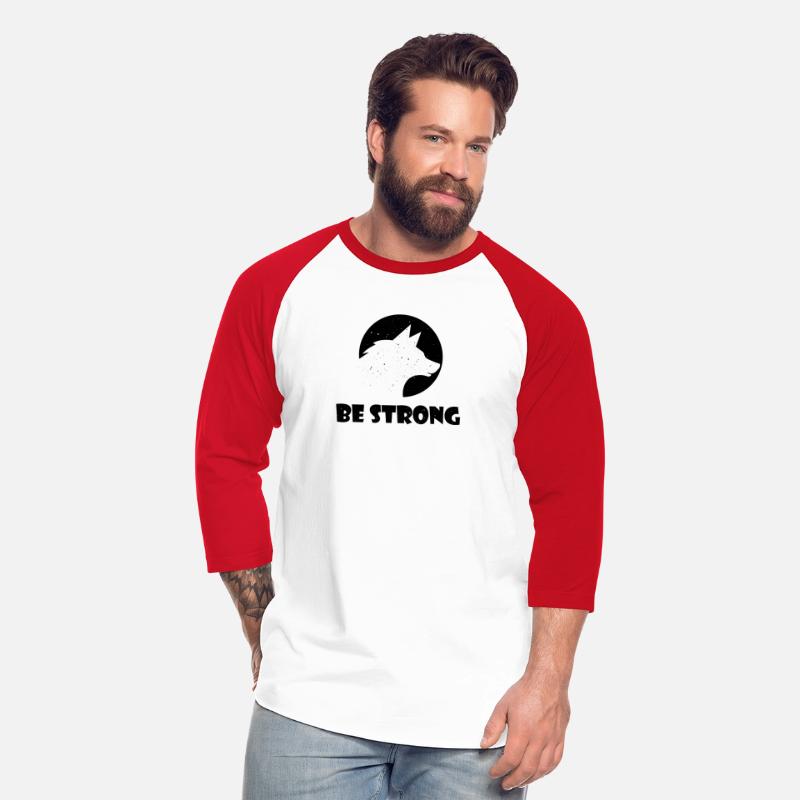 Be strong. Be strong as a wolf. Funny gift for you