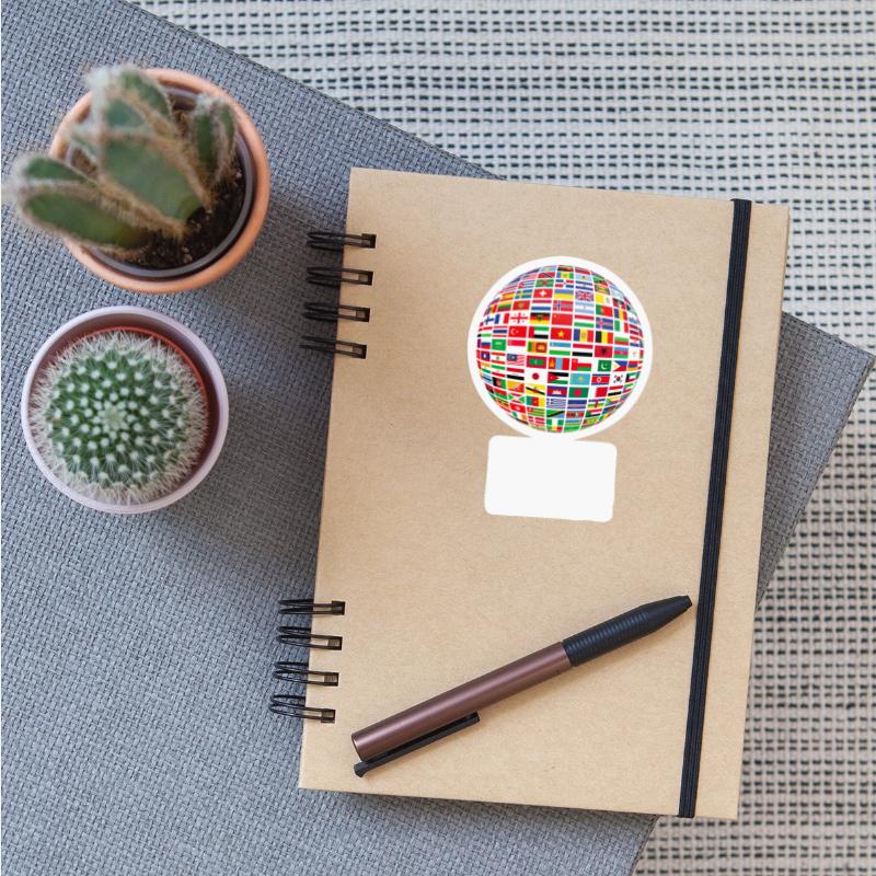 Beautiful PEACE, all world flags "against racism"