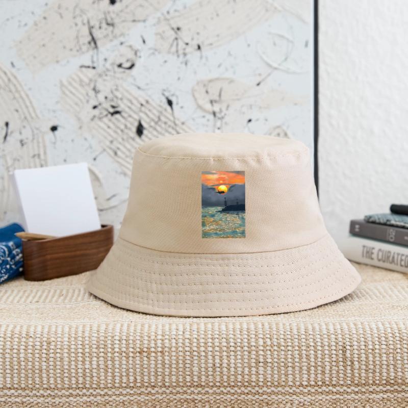 Beautiful Sunset evening at port with aeroplane