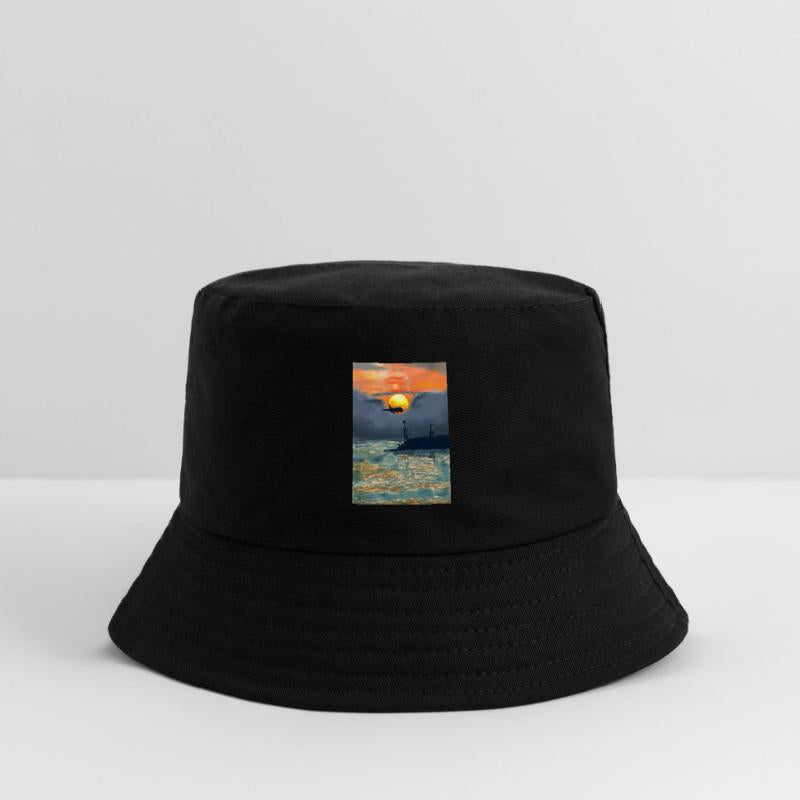 Beautiful Sunset evening at port with aeroplane