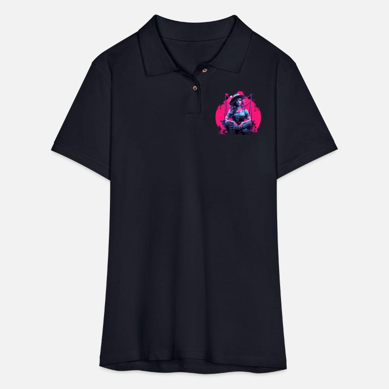 Beautiful Woman By The Sea In Pin Up Style