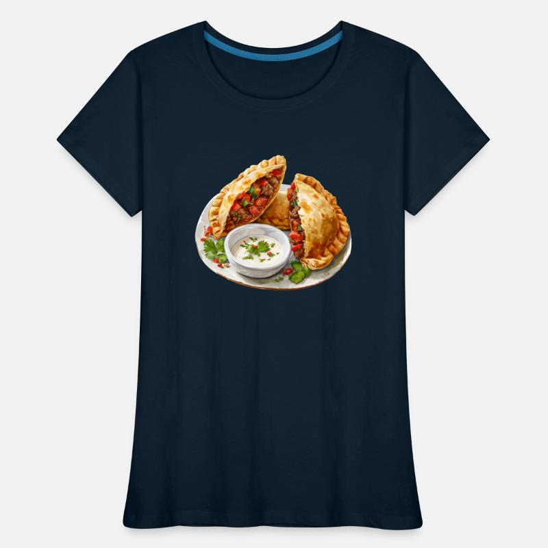 Beef Empanada With Herbed Sour Cream Sauce