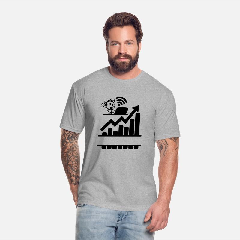 Better results graph girl woman on laptop