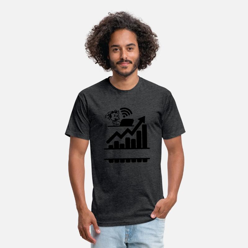 Better results graph girl woman on laptop