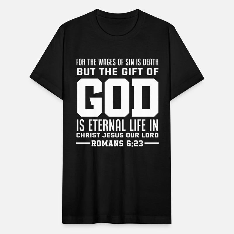 Bible Verse Romans 6:23 Christian Gift