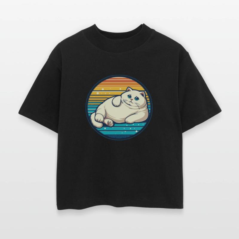 Big, Fat, White Cat With Blue Eyes