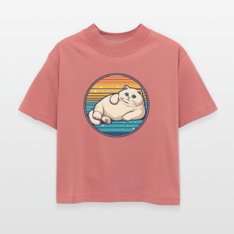 Big, Fat, White Cat With Blue Eyes