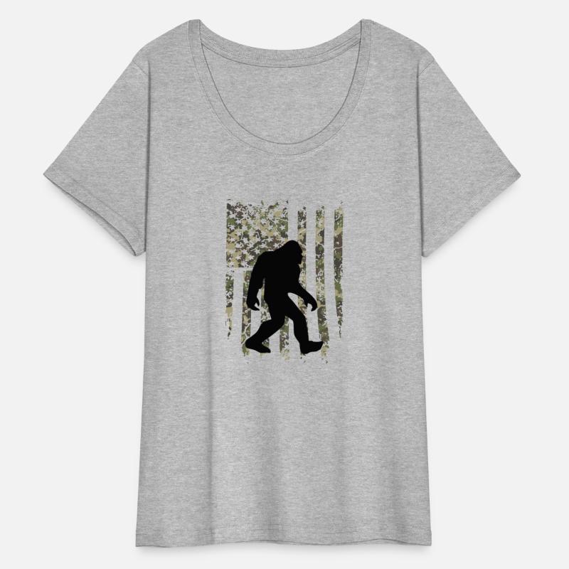 Bigfoot American Flag Camouflaged Patriotic