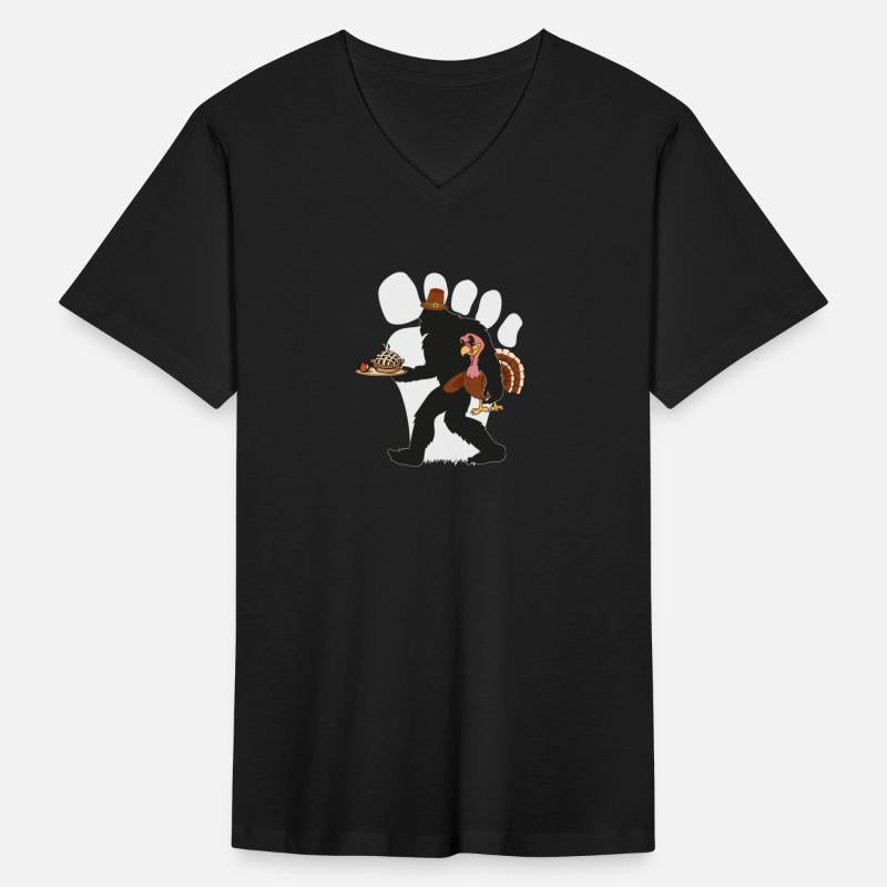 Bigfoot Pilgrim Turkey Pumpkin Pie for