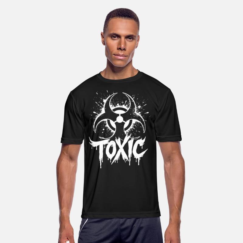 Biohazard Symbol Toxic Grunge Style