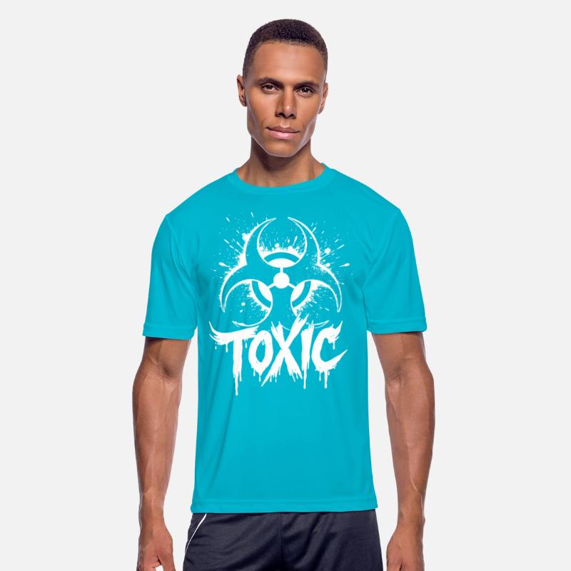 Biohazard Symbol Toxic Grunge Style