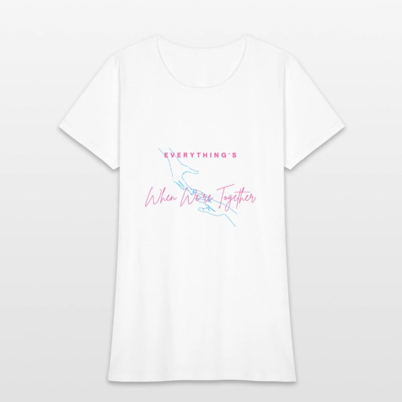 Black and Pink Simple Better T Shirt