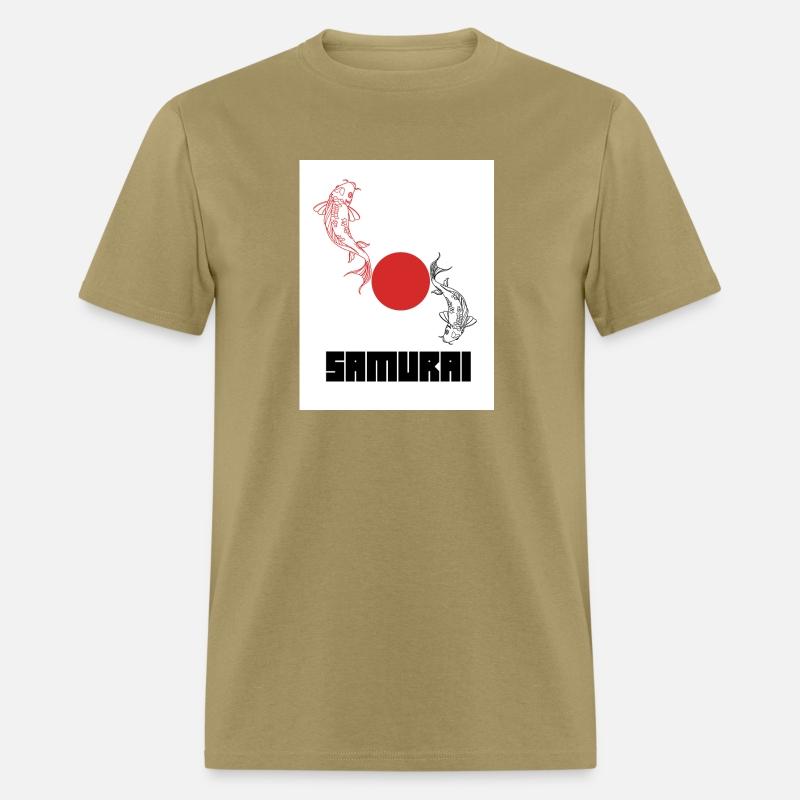 Black and Red Illustrated Yin Yang Koi Graphic