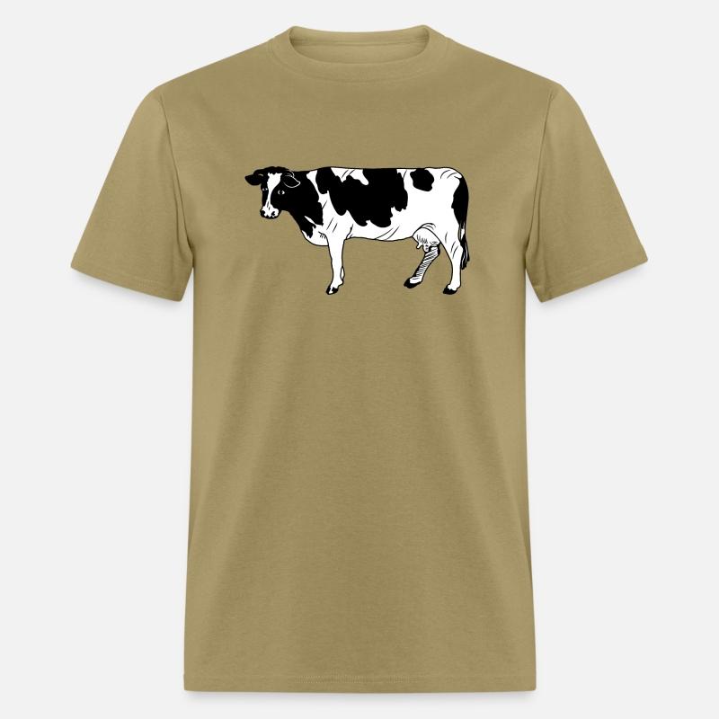 Black-and-white cow