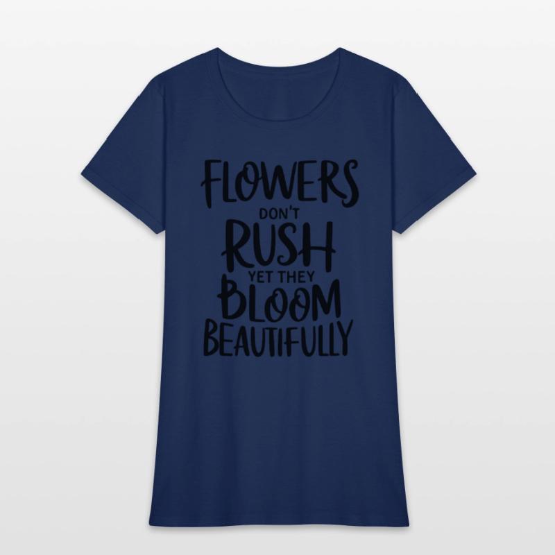 Bloom Beautifully Floral Self Growth Message