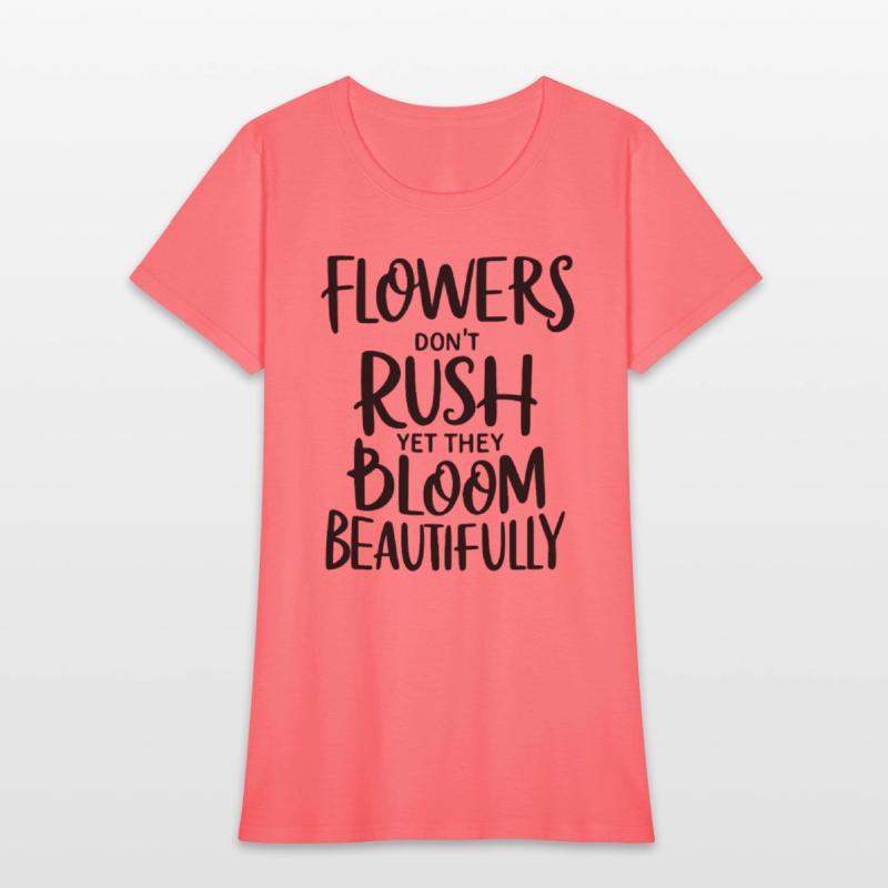 Bloom Beautifully Floral Self Growth Message